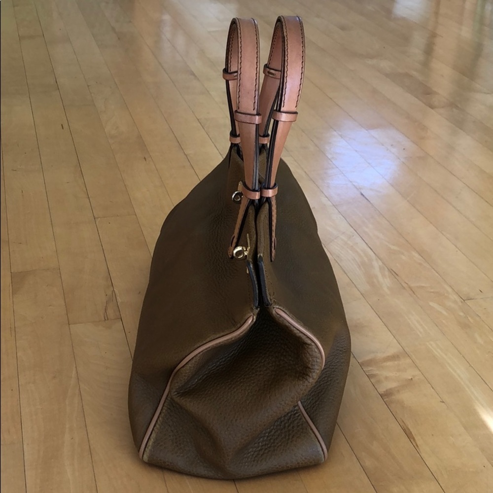 VBH beige leather satchel bag! Authentic! - Picture 6 of 8